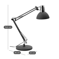 ALUMINOR Lampe de bureau Calypsa - Noir