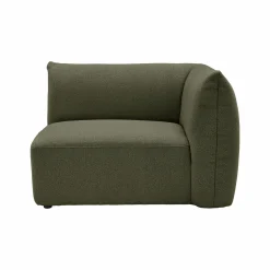 Angle droit pour canapé modulable tissu Pixel - Vert Mousse