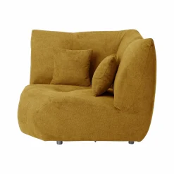 Angle pour canapé modulable tissu Benny - Moutarde