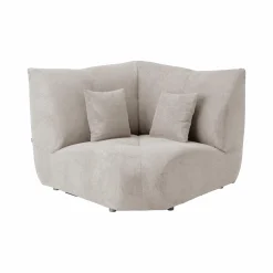 Angle pour canapé modulable tissu Benny - Naturel