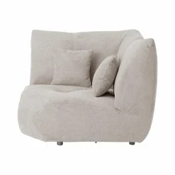 Angle pour canapé modulable tissu Benny - Naturel