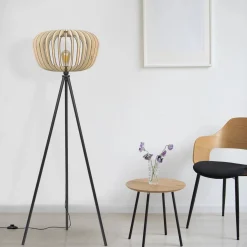 ATELIER LOUPIOTE Lampadaire Agathe - Pieds noir - Grand