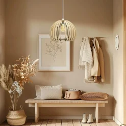 ATELIER LOUPIOTE Suspension Atlas - Bois brut