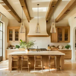 ATELIER LOUPIOTE Suspension Andromède - Bois brut