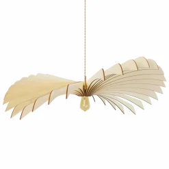 ATELIER LOUPIOTE Suspension Aigle - Bois brut