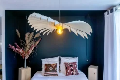 ATELIER LOUPIOTE Suspension Aigle - Bois brut