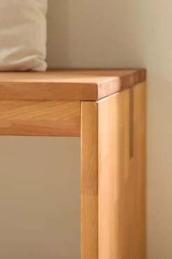 Banc bois massif 1 place Cyriel - Hêtre Massif