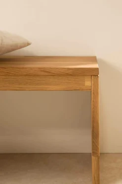 Banc bois massif 1 place Cyriel - Chêne Massif