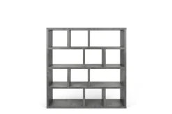 Bibliothèque 4 niveaux L150 cm Texas - Béton