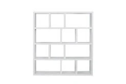 Bibliothèque 4 niveaux L150 cm Texas - Blanc