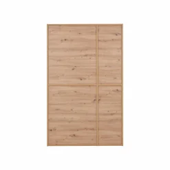 Bibliothèque 3 portes petite version Marlone - Perle