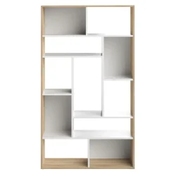 Bibliothèque Séoul - Chêne/Blanc