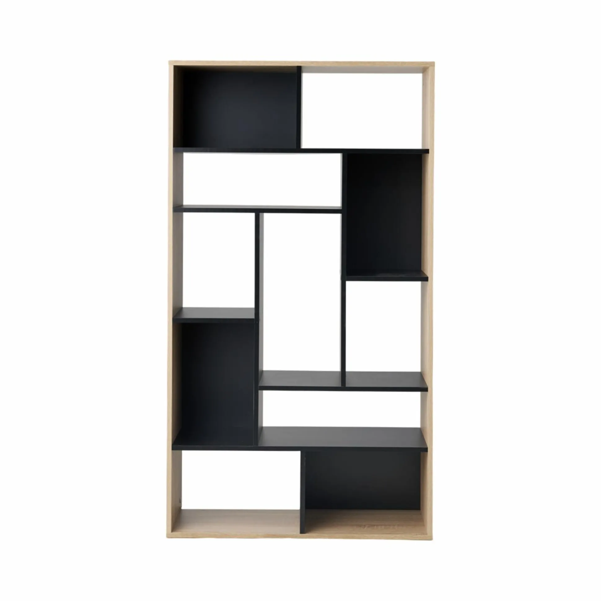 Bibliothèque Séoul - Chêne/Noir