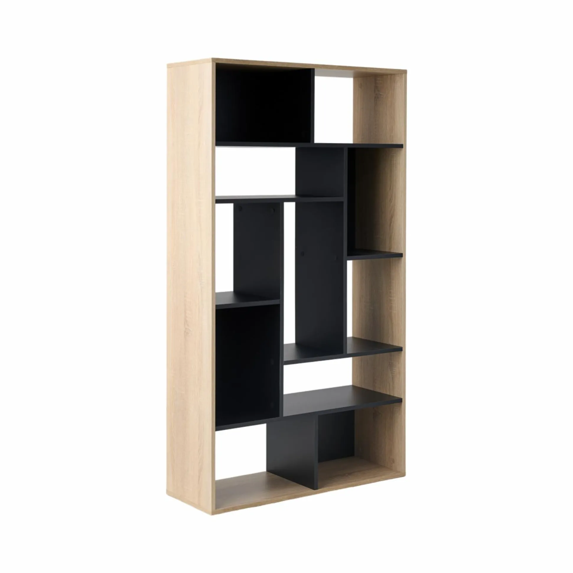 Bibliothèque Séoul - Chêne/Noir