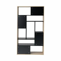 Bibliothèque Séoul - Chêne/Noir