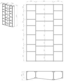 Bibliothèque Tarea 2 - Blanc