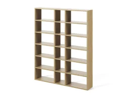 Bibliothèque Terrence 2 - Chêne - Placage bois véritable