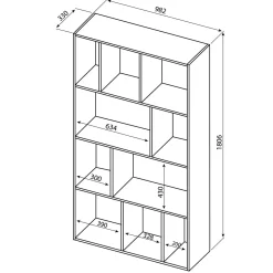 Bibliothèque Toronto - Chêne
