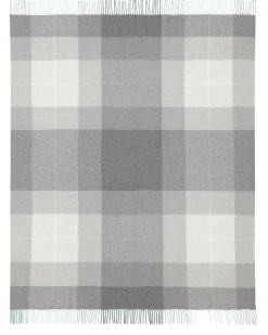 BIEDERLACK Plaid laine Bertie - Gris - 130 x 170 cm