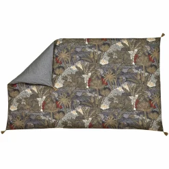 BLANC DES VOSGES Courtepointe satin de coton Jardins de Babylone