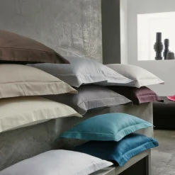 BLANC DES VOSGES Drap housse Satin - Naturel - 140 x 190 cm