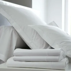 BLANC DES VOSGES Drap housse Coton - Prune - 140 x 190 cm