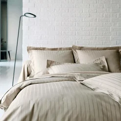 BLANC DES VOSGES Drap satin Divine - Chanvre - 240 x 300 cm