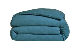 BLANC DES VOSGES Housse de couette gaze de coton Cosy - Nuit - 200 x 200 cm