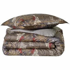 BLANC DES VOSGES Housse de couette satin de coton Jardins de Babylone - 140 x 200 cm