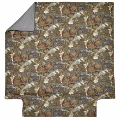 BLANC DES VOSGES Housse de couette satin de coton Jardins de Babylone - 140 x 200 cm