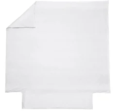 BLANC DES VOSGES Housse de couette percale lavée Bohème - Blanc - 140 x 200 cm