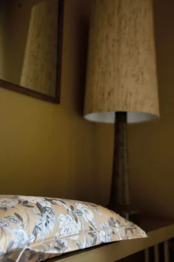 BLANC DES VOSGES Taie d'oreiller satin Impérial - Chanvre - 50 x 75 cm