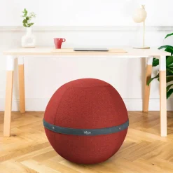 BLOON PARIS Siège ballon dynamique tissu chiné - Rouge Carmin - Taille XL