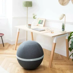 BLOON PARIS Siège ballon dynamique tissu chiné - Gris Quartz - Taille XL