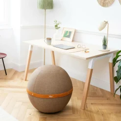 BLOON PARIS Siège ballon dynamique tissu chiné - Marron - Taille Standard