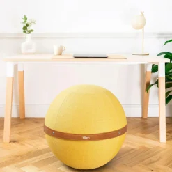 BLOON PARIS Siège ballon dynamique tissu chiné - Jaune - Taille XL