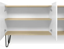 Buffet 3 portes Nina - Blanc