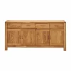 Buffet chêne massif 4 portes 4 tiroirs Luminescence