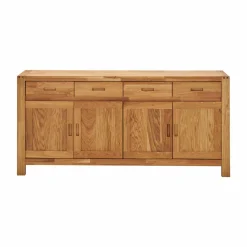 Buffet chêne massif 4 portes 4 tiroirs Luminescence