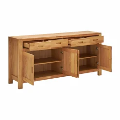 Buffet chêne massif 4 portes 4 tiroirs Luminescence