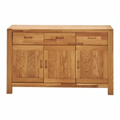 Buffet chêne massif 3 portes 3 tiroirs Luminescence