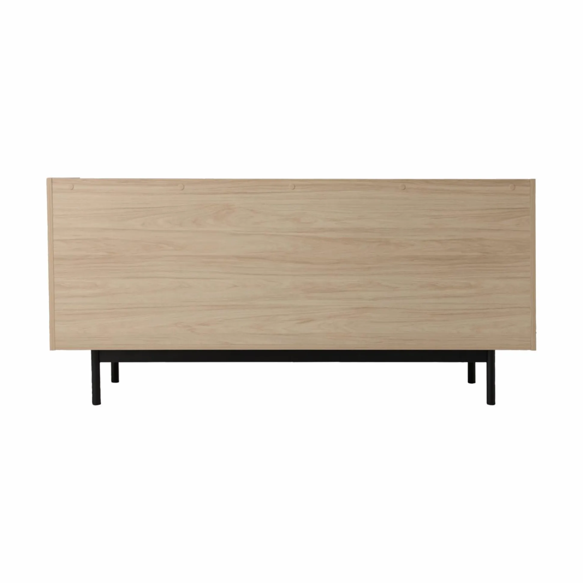 Buffet décor bois pieds métal 3 portes Mila