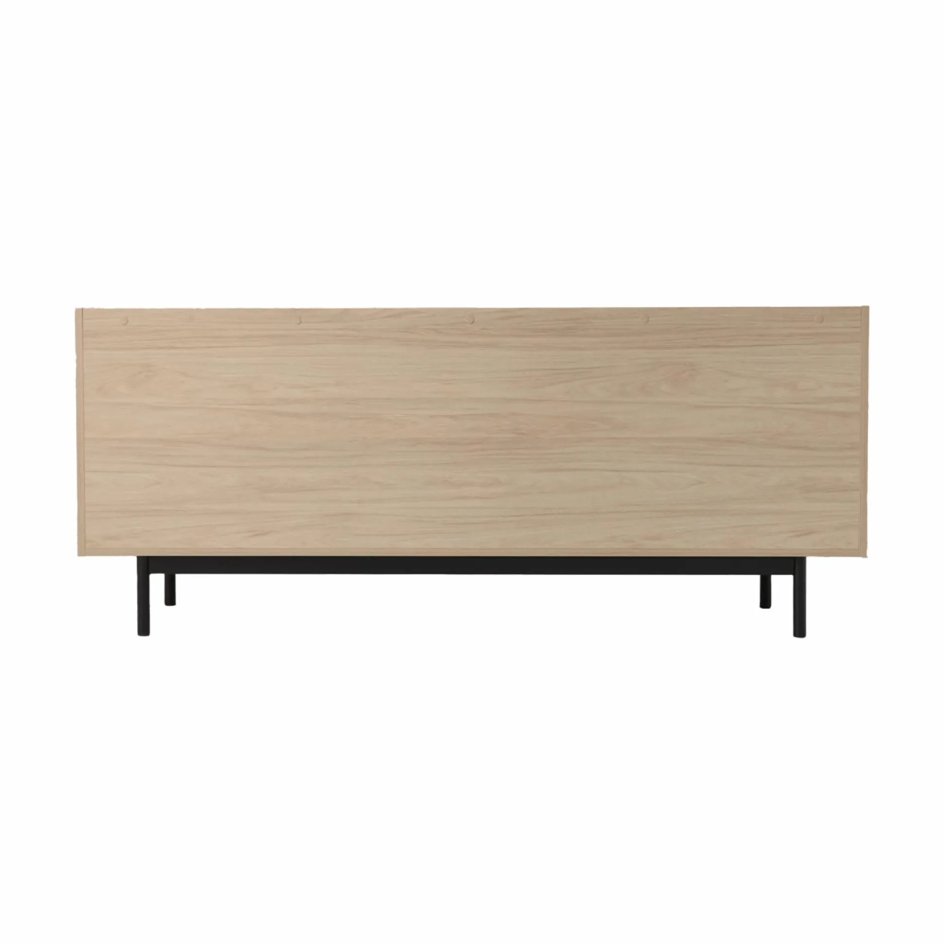 Buffet décor bois pieds métal 2 portes Mila