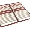 BULTEX Sommier cadre métal à lattes 5 zones 4 cm Morpho - 2 x 80 x 200 cm