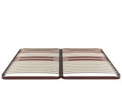 BULTEX Sommier cadre métal à lattes 5 zones 4 cm Morpho - 2 x 80 x 200 cm