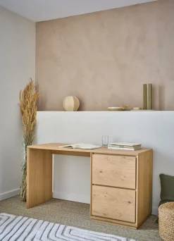 Bureau bois 2 portes Albin