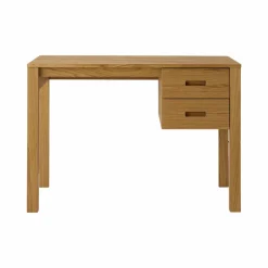 Bureau chêne massif 2 tiroirs Luminescence
