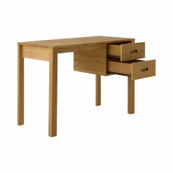 Bureau chêne massif 2 tiroirs Luminescence