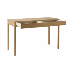 Bureau décor bois 2 tiroirs Simon