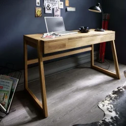 Bureau en chêne massif Cyriel